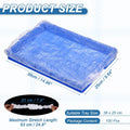 Disposable Bird Cage Liners, Clear Plastic Liners 15x10In 100Pcs