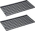 Skrfren 2PCS Fish Tank Divider Aquarium Plastic Grid Divider Tray Plastic Egg Crate Grid Isolation Board Partition Botto