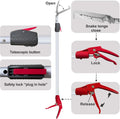 4.7-7.2 FT Snake Grabber Telescopic with Hooks, Rattle Snake Catcher Tool, Long Handle Reptile Wide Jaw Tongs