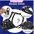 FUAMEY Dog Muzzle Soft Pitbull Basket Muzzles for Large Medium Sized Dogs