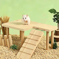 Wooden Hamster Platform for Hamster Cage Accessories Climbing Toys Dwarf Syrian Hamster Gerbil Rat Mice Degus or Other S