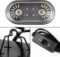 REPTI ZOO Reptile Heat Lamp Combo Pack with Dual Reptile Light Fixture, 100W Intense Basking Spot Light UVA Daylight Hea