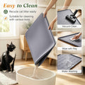 Songrey Silicone Cat Litter Mat 34" x 22", Large Litter Trapping Mat