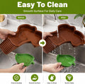3 Pcs Reptile Bathing Pool Set, Reptile Feeding Dish Water Bowl with Ramp, Reptile Habitat Accessories for Tortoise, Tur