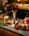 Christmas Desk Goose Outfits 7 Inch Desktop Geese Statue Clothes