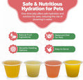 Pet Jelly Pods Variety Pack - Nutritious Jelly Fruit Nectar Treats for Geckos, Sugar Gliders, Birds, Small Pets - Real F