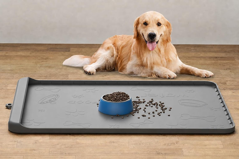 Dog Food Mat - Silicone Dog Mat for Food and Water - 36