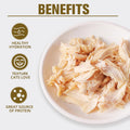 Sfasfnsd Raw Cat Wet Food Natural Chicken Treats for Picky Eaters &Dogs Grain-Free High Protein Topper Food Limited Ingredient Snacks (Pack of 6) 8.47OZ