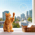 Cat Netting Balcony Netting for Pets(3 * 6m) Anti-Fall Fence Net Dog Fence Nets Transparent Nylon Pet Mesh Fence Balcony