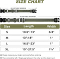 Martingale Collar for Dogs, No Pull No Choking(Forest Green,M)
