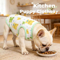 PETCARE Cartoon Dog Shirts for Small Dogs Cute Dog Clothes Green Frog Tshirt Soft Cotton Puppy Pajamas Breathable Sleeve