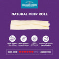 USA Collagen Chip Rolls Assorted Dog Chew Treats - Natural Flavor, 10oz/1 Pack