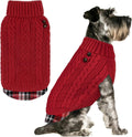 KYEESE Dog Sweater for Small Dogs Turtleneck Thick Knit Pullover