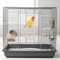 Bird Ladder for Cage, 3 PCS Bird Cage Ladder Wooden Hanging Parrot Wood Step Parakeet Ladders Climbing Small Wooden Ladd