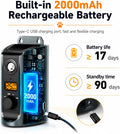 Dog Bark Deterrent Device, Ultrasonic Bark Deterrent with 3 Modes, 50 Ft Range, Automatic Bark Detection, Triple Heads, 