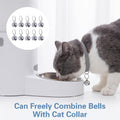 10 PCS Pet Bells for Dog Cat Collar, Silver Small Cat Bell Jingle Bells