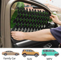 Window Pet Gate Extendable Car Window Ventilation Safeguard Mesh Security Lattice Telescopic Fence, for Protecting Pet S