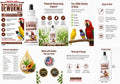 Farmalab Natural Dewormer Internal & External 100 Tabs Poultry - Vitamin for Poultry Rooster Hen Chicken Baby Chick Dove