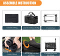 Pet Carrier with Wheels - Soft-Side Wheeled Cat Carrier for Dogs with Telescopic Handle, Collapsible Rolling Pet Travel 