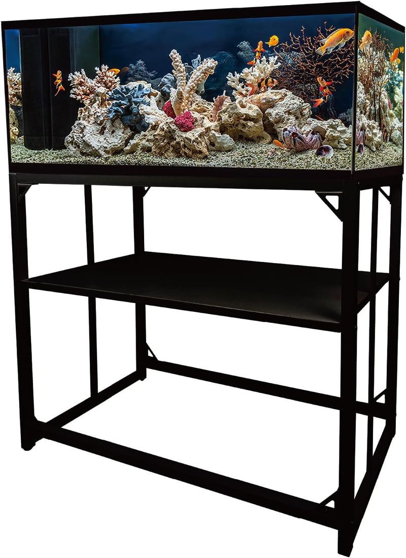 Fish Tank Stand, 40 Gallon Heavy Duty Metal Aquarium Stands, Reptile Tank, Turtle Tank, Breeder Tank Stand, 660LBS Capac