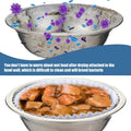 Hushee 300 Pcs Pet Disposable Feeding Bowls Liner Bulk Cat Food Bowls Small Paper Liner for Small Dogs Cats Dish Wet Food Feeding Station, 4 x 1.2 Inch(White)