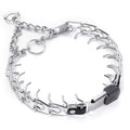 Herm Sprenger Prong Collar with Quick Release Cliclock Buckle & Short Links & Biothane Insert | Chrome Plated Steel No Pull Dog Training Collar Made in Germany, 20in x 3.0mm Necks up to 16-17in, Black