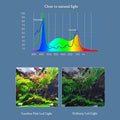 Carefree Fish Aquarium LED Light USB 5V1A RGBW 5730 Timmer 1~10Gal Fish Tank Clip Light 10 Brightness Levels 8W with USB