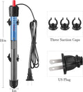 FEDOUR 50W 100W 300W Submersible Aquarium Heater, Adjustable Glass Water Heater for 5 – 70 Gallon Fish and Turtle Tank (
