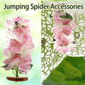 Jumping Spider Accessories Set,Magnetic Jumping Spiders Enclosure Decor,Small Reptile Enclosure Decoration Accessories
