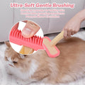2-Pack Soft Silicone Massage Comb for Small Animals, Flexible&Skin-Friendly