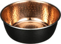 Neater Pet Brands Hammered Decorative Designer Bowls - Luxury Style Premium Dog and Cat Dishes
