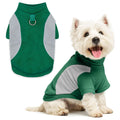 SEHFKKD Small Fleece Dog Sweater with Leash Ring Soft Warm Fall Winter Dog Clothes Cute Cat Apparel Puppy Sweaters Classic Pullover Doggy Sweatshirts Chihuahua Costumes Cat Outfits(Green,S)