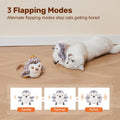 Potaroma Cat Toys 2 Pcs Flapping Sandpiper Pair-Mate, Lifelike Birds Chirp, Chargeable Touch Activated Kitten Fun Interactive Kitty Exercise with Catnip for All Breeds