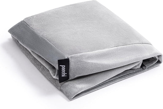 Waterproof Dog Bed Cover Replacement Washable - Indoor Soft Plush Pet Bed Cover with Zipper Closure - Easy to Clean - Fi