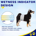 XPCARE 50 Count Disposable Male Dog Diapers, Male Dog Wraps,Super Absorbent Leak-Proof Fit (Small)