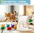 Retro Shaw Catnip Cat Toys Crochet Mouse, Pack of 6