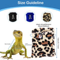 Lizard Clothes Bearded Dragon Hoodie Sweater Jacket Small Pet Costume Flannel Apparel for Reptiles Party Cosplay Props C