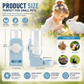 Rypet Rabbit Water Bottle No-Drip, Bunny Guinea Pig Water Dispenser(Blue)