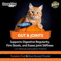 Scoop A Day for Cats | Pumpkin & Blue Mussel Powder Supplement | Daily Digestion, Joint, Mobility, Skin & Coat Support |