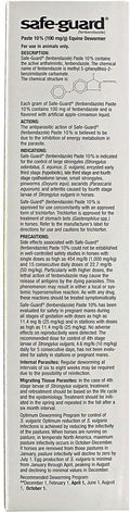 Merck Animal Health Safe Guard Equine Dewormer Paste