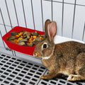 26 Pack Rabbit Feeder Waterer Chicken 21 oz Food Water Cage Cups Puppy Cat Hanging Feeding Dish Coop Bowl Watering Conta