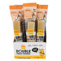 Ultra Chewy Peanut Butter Double Treat Bones: Long-Lasting Dog Treats Made in USA for Large and Small Breeds, Highly Digestible, Ideal for Aggressive Chewers (24 Count)