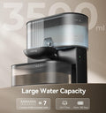 Wireless Cat Water Fountain No Filters, Wastewater Separation, FEELNEEDY Stainless Steel Bowl, 3.5L Pet Water Fountain f