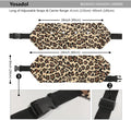 Bearded Dragon Leash and Harness Set, Beardie Carrier, Lizard Adjustable Harness with Leather Wings and Sling Bag, Repti