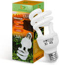 UVB Reptile Light, 10.0 15W UVA UVB Light for Reptiles, Spiral Compact Fluorescent UVB Bulb for Bearded Dragons Tortoise