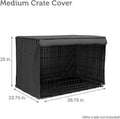 Friends Forever Metal Dog Crate Cover – 36.75" L x 23.75" W x 25" H