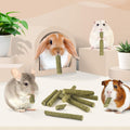Bissap Timothy Hay Sticks for Rabbits 38PCS, Natural Timothy Grass Molar Teeth Stick Chew Toys for Bunnies Chinchillas G