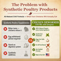 Natural Chicken Dewormer Powder, Chili Mix with Oregano for Poultry Supplement,16OZ