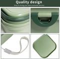 Collapsible Dog Bowls, 2-in-1 Portable Food and Water Feeder