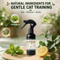 Cat Deterrent Spray, Natural Cat Repellent for Furniture & Home, Anti-Scratch and Anti-Chew Training Spray, Plant-Based 